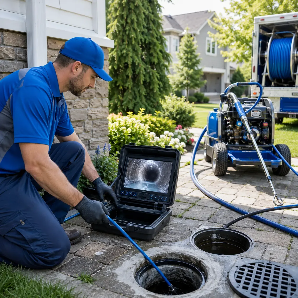 Outdoor drain cleaning professionals serving Poughkeepsie, AR